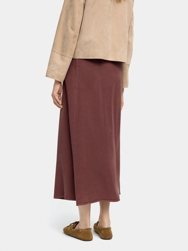 Фото ракурс 2 - Жіноча коричнева спiдниця Parfois артикул 234108 _DB FW2025