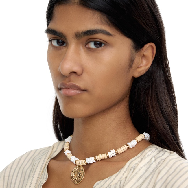 Фото ракурс 5 - Жіноче золотe намисто Parfois артикул 235146 _WT FW2025