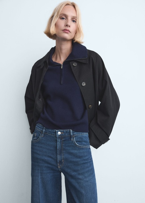 Женские синие джинсы Mango артикул 27021195 TO 2 season Фото ракурс 4 - Женские синие джинсы Mango артикул 27021195 TO 2 season