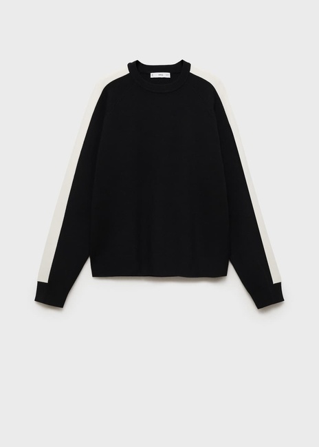 Женский черный джемпер Mango артикул 87024076 99 8 season Фото ракурс 3 - Женский черный джемпер Mango артикул 87024076 99 8 season