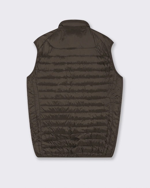 Фото ракурс 2 - Чоловічий коричневий жилет Piazza Italia артикул 65613 swarthy FW2025