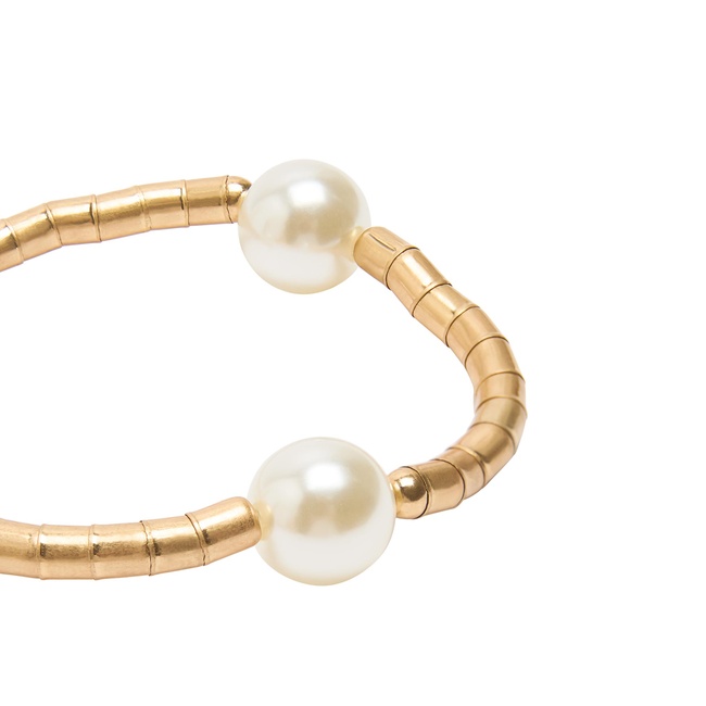 Фото ракурс 2 - Жіночий золотий браслет Parfois артикул 239566 _PE FW2025