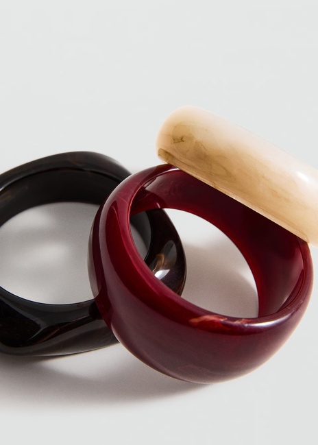 Фото ракурс 2 - Женский разноцветный браслет Mango артикул 17084121 70 1 season