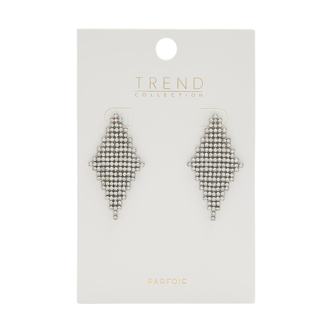 Фото ракурс 3 - Женские серебряные серьги Parfois артикул 242636 _SV FW2025