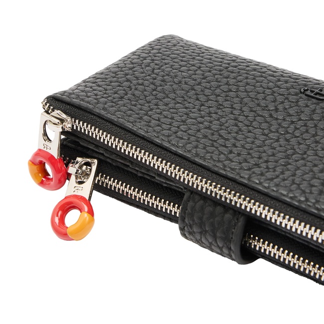 Фото ракурс 3 - Жіночий чорний гаманець Parfois артикул 242211 _BK SS2026