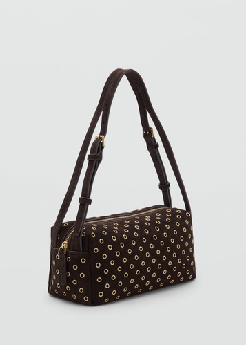 Фото ракурс 1 - Жіноча коричнева сумка Mango артикул 17004445 32 1 season