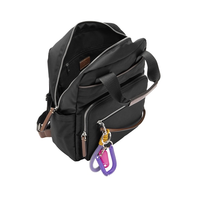 Фото ракурс 4 - Жіночий чорний рюкзак Parfois артикул 240194 _BK FW2025