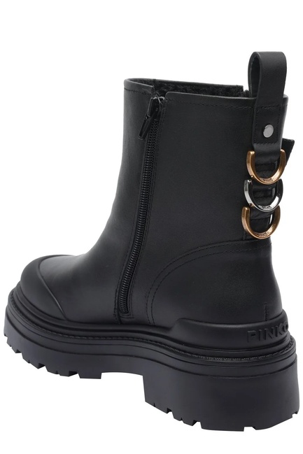 Фото ракурс 3 - Жіночі чорні черевики Pinko артикул SD0409-P063 Z99 FW2025