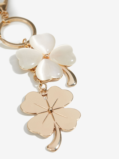 Фото ракурс 2 - Жіночий золотий брелок Parfois артикул 162905 _GD FW2025