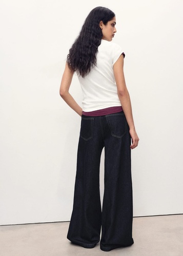 Фото ракурс 2 - Жіночі сині джинси Mango артикул 17014096 TO 1 season