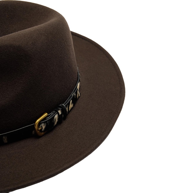 Фото ракурс 3 - Жіночий коричневий капелюх Parfois артикул 238200 _BN FW2025