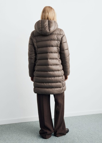 Фото ракурс 2 - Женская серая куртка Mango артикул 17068265 34 1 season