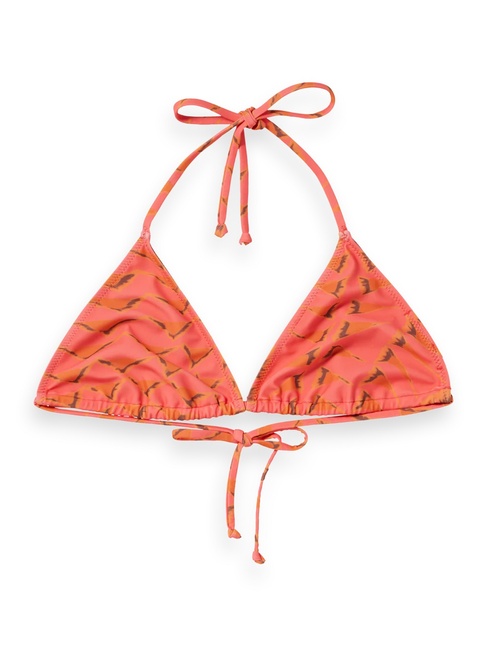 Фото ракурс 4 - Жіночий помаранчевий купальник верх SCOTCH & SODA артикул UFK00727M U638 SS2025