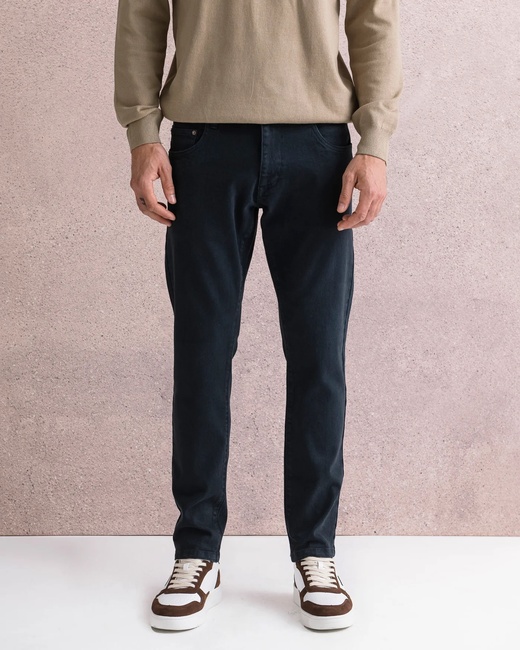 Фото ракурс 1 - Чоловічі сині штани Piazza Italia артикул 65110 Blue FW2025