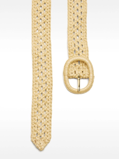 Жіночий бежевий ремінь Parfois артикул 232636 NCU SS2025 Фото ракурс 3 - Жіночий бежевий ремінь Parfois артикул 232636 NCU SS2025