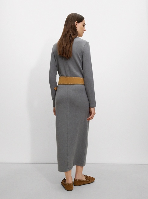 Фото ракурс 2 - Жіноча сіра сукня Parfois артикул 229271 _GY SS2025