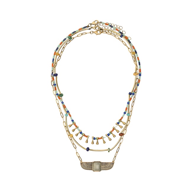 Жіноче різнокольоровe намисто Parfois артикул 237366 _BM FW2025 Фото ракурс 1 - Жіноче різнокольоровe намисто Parfois артикул 237366 _BM FW2025