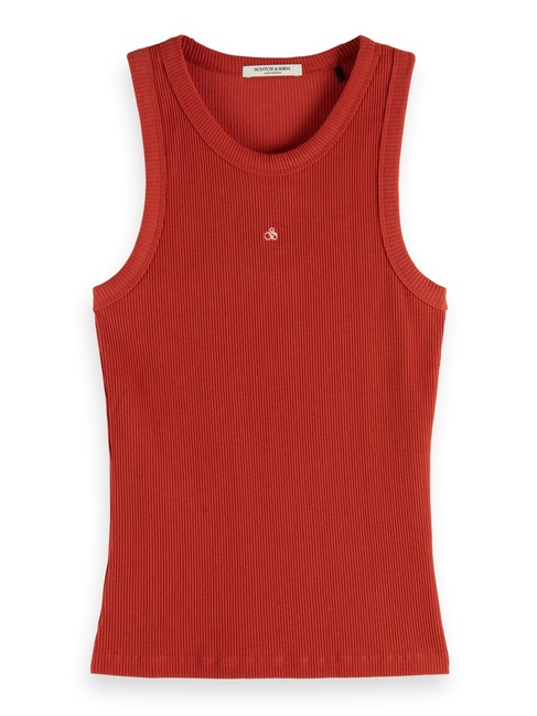 Фото ракурс 5 - Жіноча червона майка SCOTCH & SODA артикул U9A00794T U602 FW2025