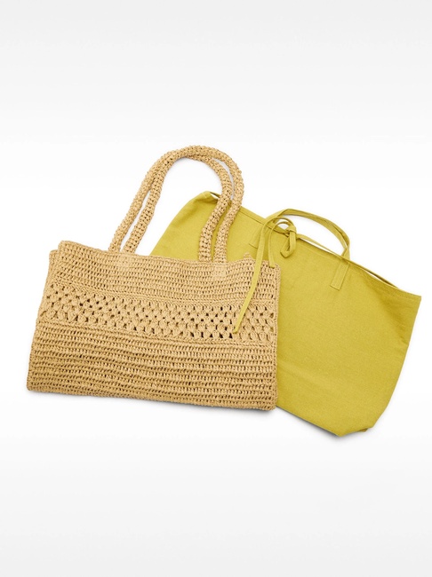 Женская бежевая сумка Parfois артикул 230282 NCL FW2025 Фото ракурс 4 - Женская бежевая сумка Parfois артикул 230282 NCL FW2025