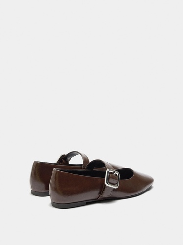 Фото ракурс 2 - Жіночі коричневі туфлі Parfois артикул 239517 _BN FW2025