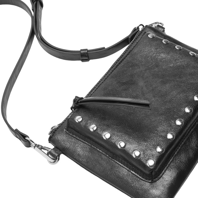 Женская черная сумка Parfois артикул 238944 _BK FW2025 Фото ракурс 3 - Женская черная сумка Parfois артикул 238944 _BK FW2025