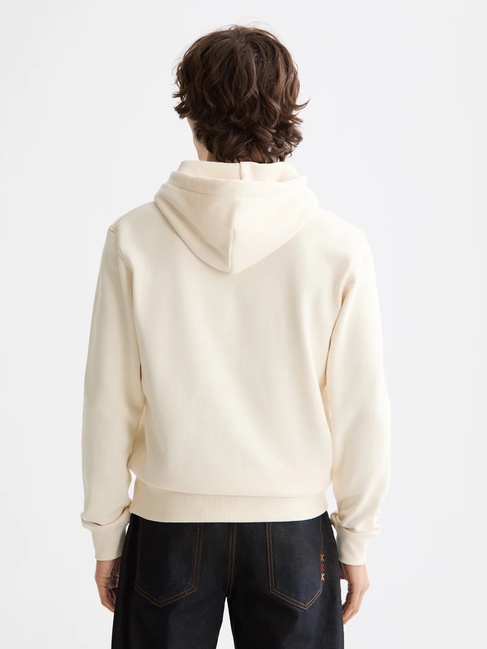 Чоловічий білий світшот SCOTCH & SODA артикул 181276 100 FW2025 Фото ракурс 2 - Чоловічий білий світшот SCOTCH & SODA артикул 181276 100 FW2025