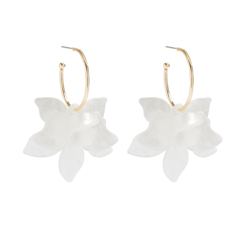 Фото ракурс 1 - Жіночі білі сережки Parfois артикул 195269 _WT FW2025