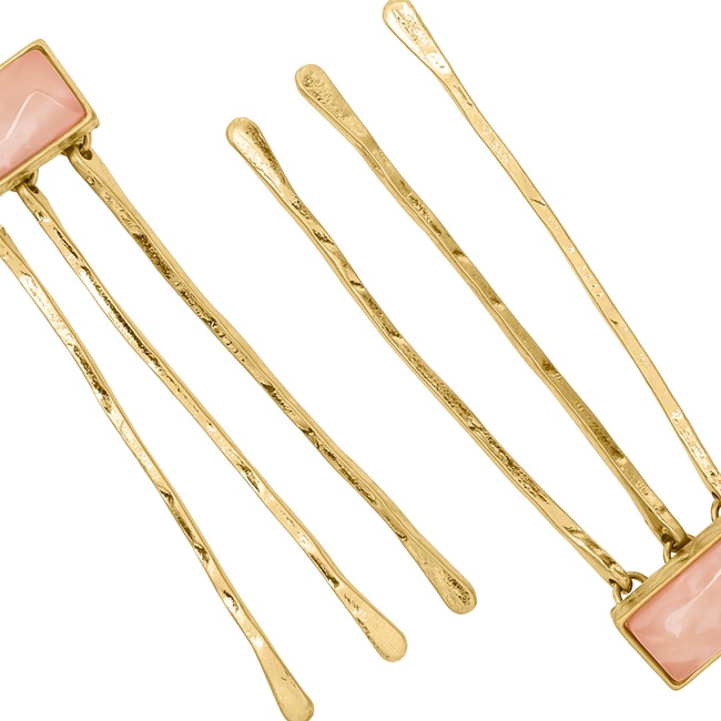 Фото ракурс 2 - Женские золотые серьги Parfois артикул 237384 _PK FW2025