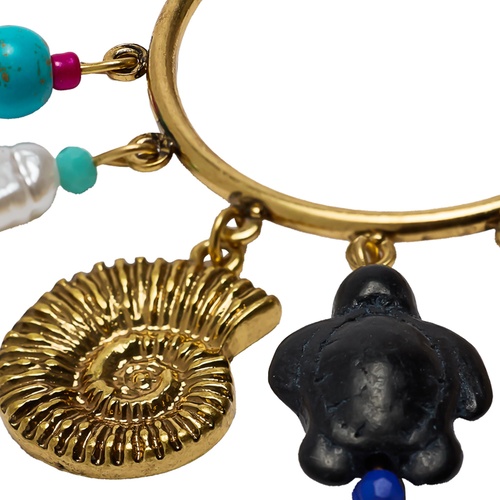 Фото ракурс 2 - Жіночі золоті сережки Parfois артикул 234933 _BM FW2025