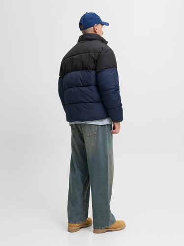 Фото ракурс 2 - Мужская синяя куртка Jack & Jones артикул 12279686 Sky Captain FW2025