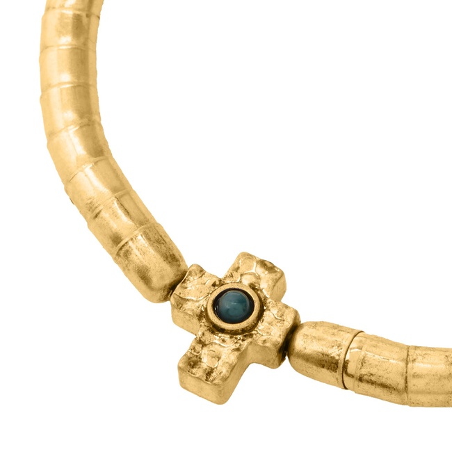 Жіночий золотий браслет Parfois артикул 240986 _GD FW2025 Фото ракурс 2 - Жіночий золотий браслет Parfois артикул 240986 _GD FW2025