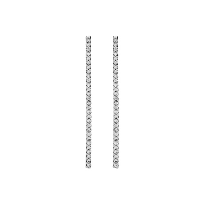 Женские серебряные серьги Parfois артикул 237878 _SV FW2025 Фото ракурс 1 - Женские серебряные серьги Parfois артикул 237878 _SV FW2025