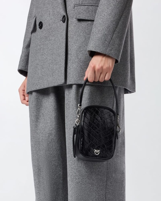 Фото ракурс 5 - Жіночий чорний гаманець Pinko артикул 105134-A2JC Z99E FW2025