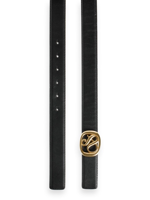 Фото ракурс 2 - Жіночий чорний ремінь SCOTCH & SODA артикул UF900990M U082 FW2025