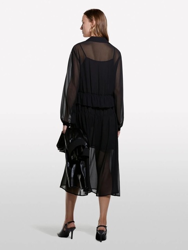 Фото ракурс 2 - Жіноча чорна сукня Sisley артикул 4NOXLV07L 100 25A