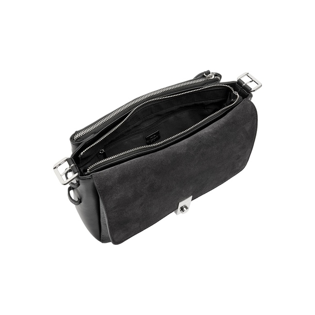 Женская черная сумка Parfois артикул 239519 _BK FW2025 Фото ракурс 4 - Женская черная сумка Parfois артикул 239519 _BK FW2025