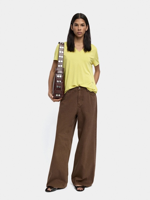 Жіноча зелена блузка Parfois артикул 239970 _LM FW2025 Фото ракурс 3 - Жіноча зелена блузка Parfois артикул 239970 _LM FW2025