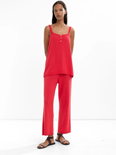 Жіноча червона майка Parfois артикул 234026 _RD FW2025 Фото ракурс 4 - Жіноча червона майка Parfois артикул 234026 _RD FW2025