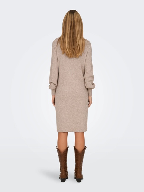 Жіноча бежева сукня Only артикул 15312844 Mocha Meringue FW2025 Фото ракурс 2 - Жіноча бежева сукня Only артикул 15312844 Mocha Meringue FW2025