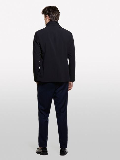 Фото ракурс 2 - Мужские синие штаны Benetton артикул 44UPSF04G 06U 24A