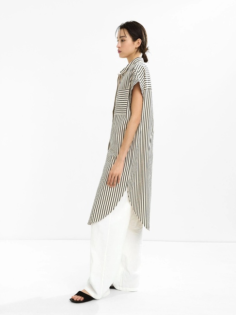 Фото ракурс 3 - Женское черное платье Parfois артикул 231804 _BK FW2025