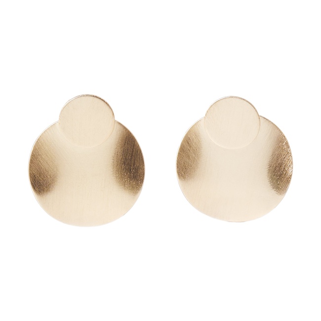 Жіночі золоті сережки Parfois артикул 216235 _GD FW2025 Фото ракурс 1 - Жіночі золоті сережки Parfois артикул 216235 _GD FW2025