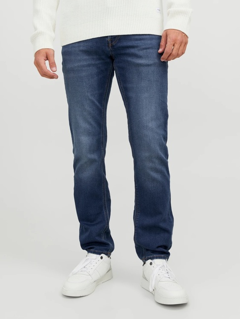 Фото ракурс 1 - Мужские синие джинсы Jack & Jones артикул 12243821 Blue denim FW2023