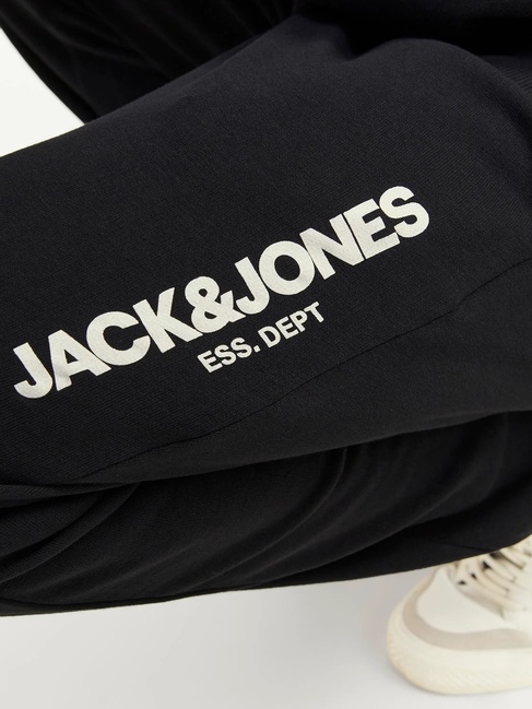 Фото ракурс 4 - Чоловічі чорні штани Jack & Jones артикул 12255115 Black SS2024