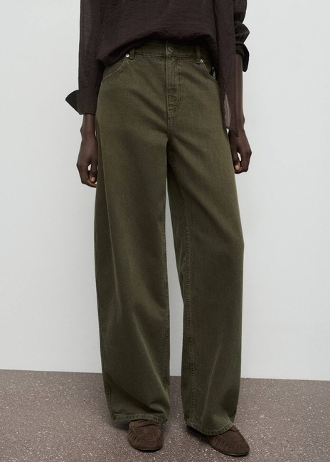 Фото ракурс 1 - Жіночі хакі джинси Mango артикул 17017821 37 1 season