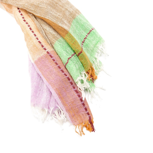 Фото ракурс 3 - Женский разноцветный шарф Parfois артикул 233030 _DM FW2025