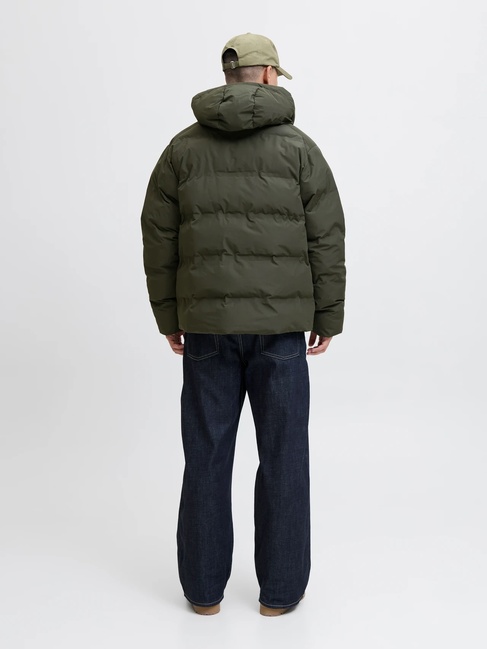 Фото ракурс 2 - Чоловіча хакі куртка Jack & Jones артикул 12278749 Rosin FW2025