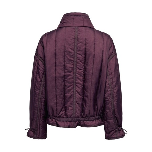Фото ракурс 2 - Женская бордовая куртка Only артикул 15349125 Mauve Wine FW2025