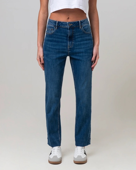 Жіночі сині джинси Piazza Italia артикул 32117 Denim FW2025 Фото ракурс 1 - Жіночі сині джинси Piazza Italia артикул 32117 Denim FW2025