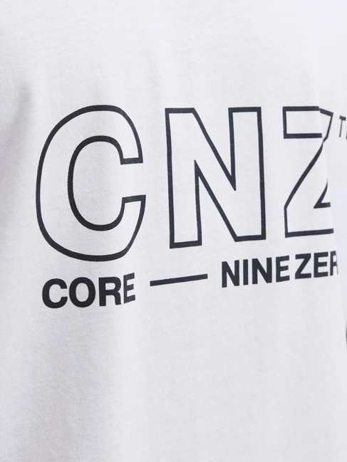 Чоловіча біла футболка Jack & Jones артикул 12286300 bright white FW2025 Фото ракурс 5 - Чоловіча біла футболка Jack & Jones артикул 12286300 bright white FW2025